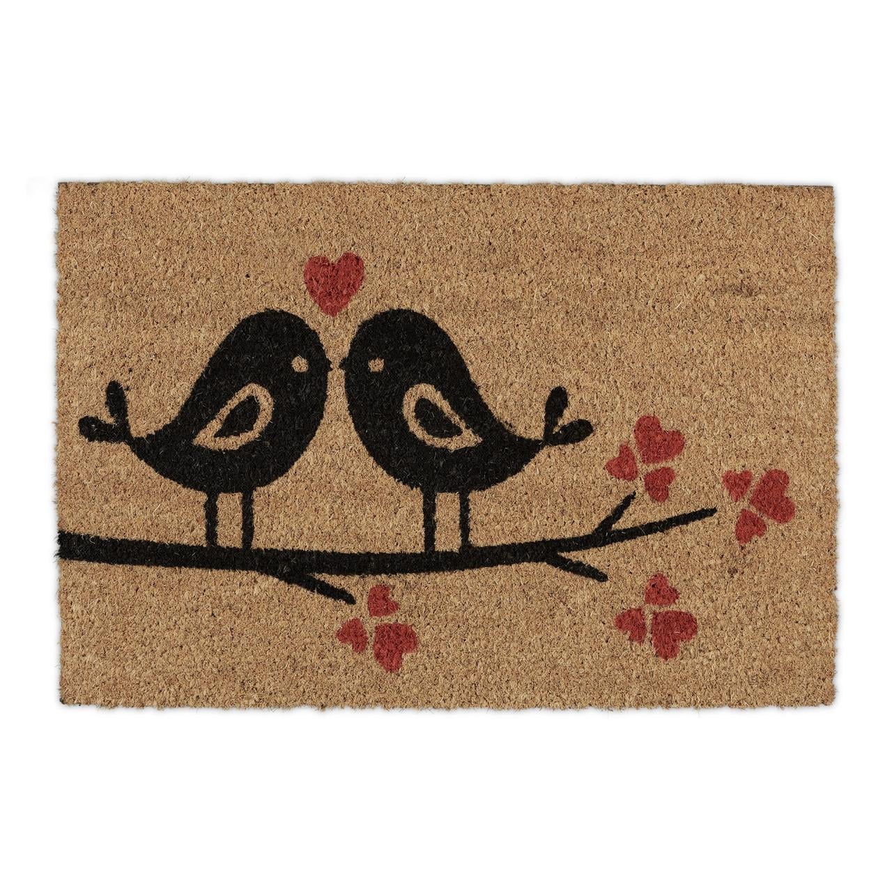 Коврик Relaxdays Птицы из кокосового волокна 60x40 см (10039435)