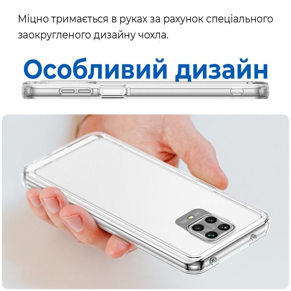 Силиконовый чехол Space Xiaomi Redmi Note 9 Pro (прозрачный) (35385) - фото 4 Силиконовый чехол Space Xiaomi Redmi Note 9 Pro (прозрачный) (35385) - фото 4