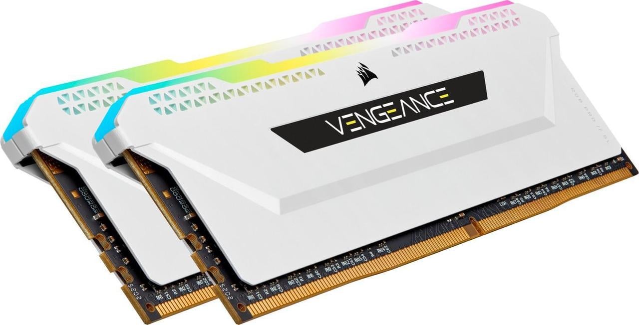 Оперативна пам'ять для ПК Corsair 32 GB 2x16 GB DDR4 3200 MHz Vengeance RGB PRO SL (CMH32GX4M2E3200C16W) Оперативна пам'ять для ПК Corsair 32 GB 2x16 GB DDR4 3200 MHz Vengeance RGB PRO SL (CMH32GX4M2E3200C16W)