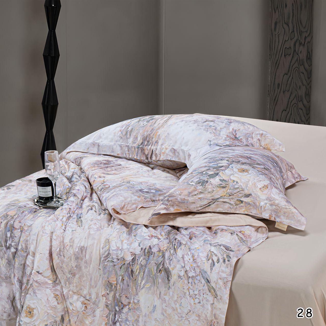 Комплект постельного белья с одеялом тенсел евро (70123) - фото 2