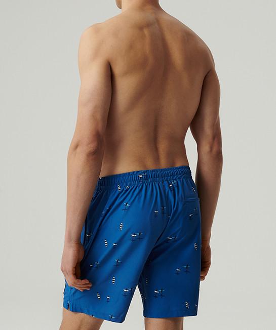 Шорти чоловічі пляжні Atlantic KMB-224 XL Блакитний (27565810) - фото 2