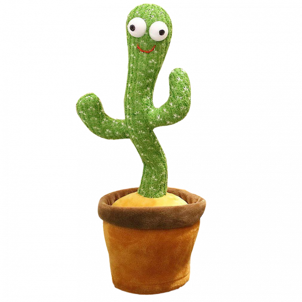 Іграшка кактус Dancing Cactus TikTok 120 пісень з підсвічуванням