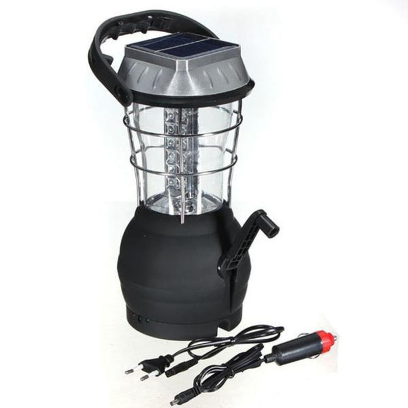 Лампа для кемпинга 360LS 36LED на солнечной батарее аккумуляторная (224661a0)