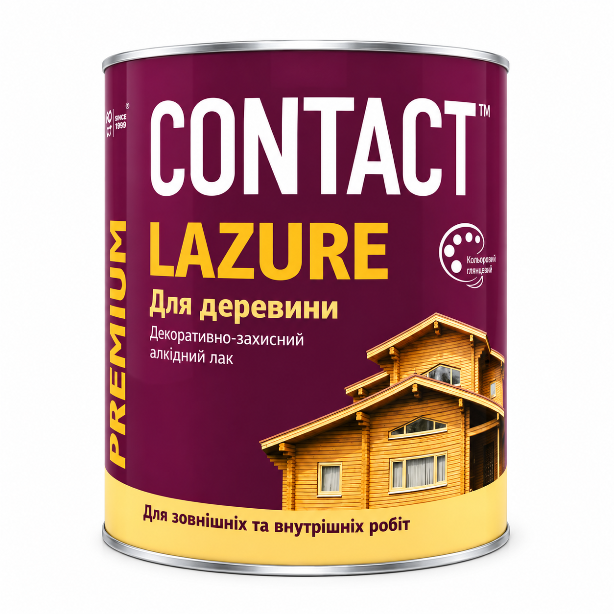 Лазурь для древесины CONTACT 0,75 л Сосна (3232739878)