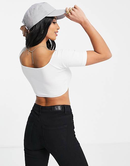 Топ Asos 102748806 р. 36 Білий - фото 2 Топ Asos 102748806 р. 36 Білий - фото 2