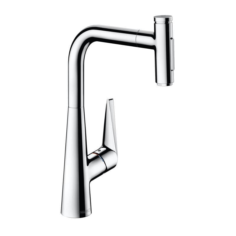 Смеситель для кухни Hansgrohe Talis Select 300 2jet с выдвижным изливом Хром (73867000)