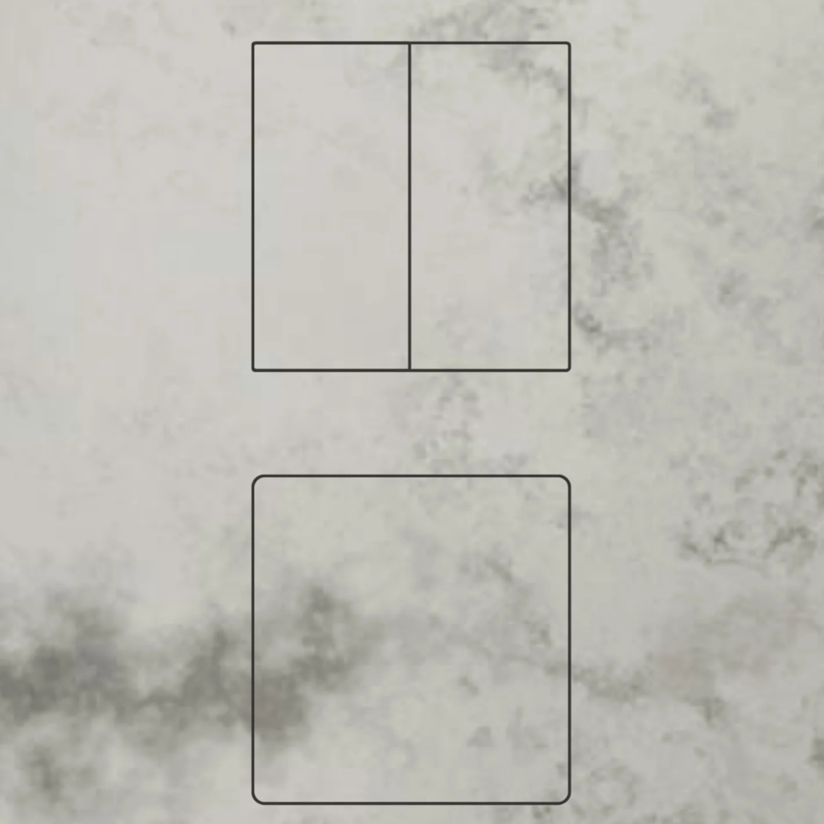 Скрытый двойной выключатель EDPLIT (E40005) - фото 3