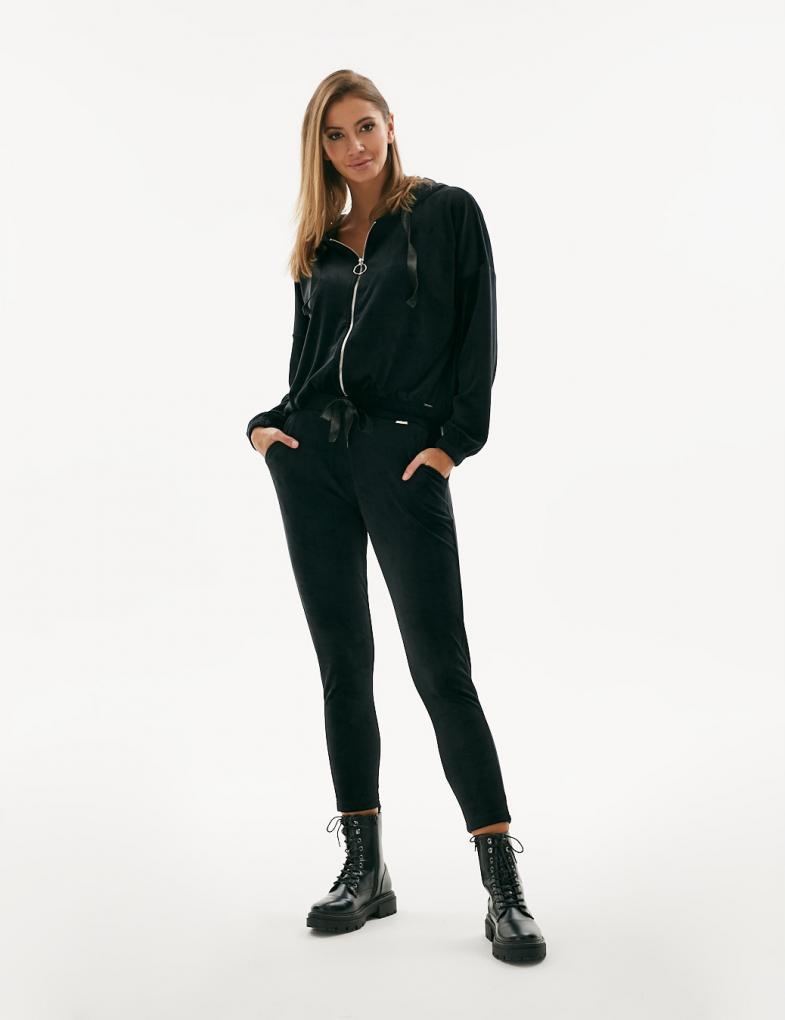 Толстовка женская Diverse VELVIA XS Чорний (5902598656308) - фото 3