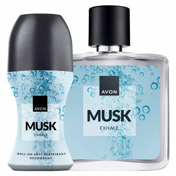 Набор Avon Musk Exhale для него edp 75 мл/deo 50 мл (158511381)