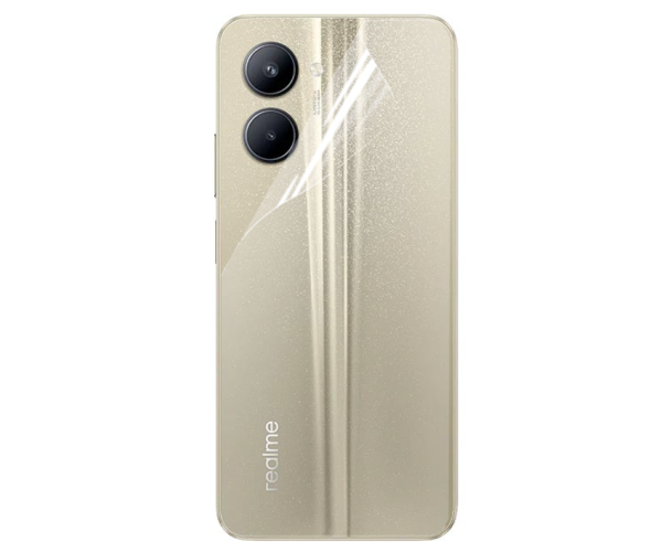 Пленка противоударная гидрогелевая Hydrogel Film для Realme C33 на заднюю панель Transparent