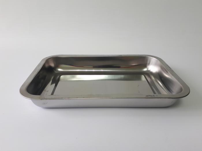 Деко для випікання глибоке з нержавіючої сталі 31х21х4 см (19107) - фото 2 Деко для випікання глибоке з нержавіючої сталі 31х21х4 см (19107) - фото 2
