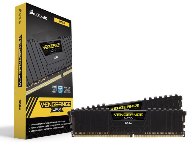 Оперативная память Corsair Vengeance LPX DDR4 2x16GB/3200 Black (CMK32GX4M2E3200C16) - фото 6 Оперативная память Corsair Vengeance LPX DDR4 2x16GB/3200 Black (CMK32GX4M2E3200C16) - фото 6