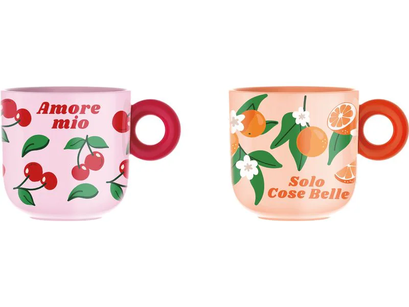 Набор чашек Bialetti Frutta 300 мл (PFRUIT004)