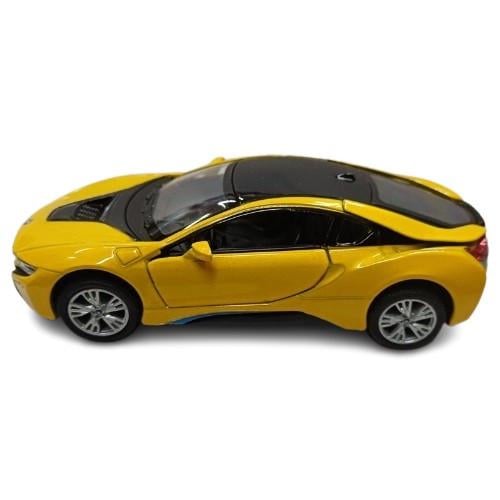 Игрушка Kinsmart BMW i8 Желтый (KT5379WA)
