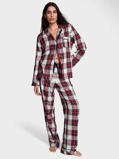Пижама женская Victoria's Secret Flannel Pajama XL Красный (2859913897995) Пижама женская Victoria's Secret Flannel Pajama XL Красный (2859913897995)