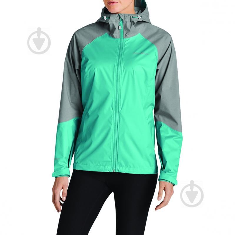 Куртка Eddie Bauer Women Cloud Cap Flex Rain Jacket AQUAMARINE XXL Зелений (792-792-0123AQ-XXL)