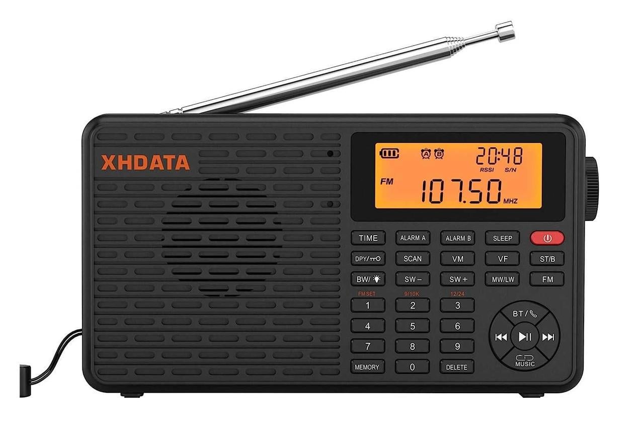 Радиоприемник XHDATA D-109 FM/AM/SW/LW с Bluetooth (2236016483)