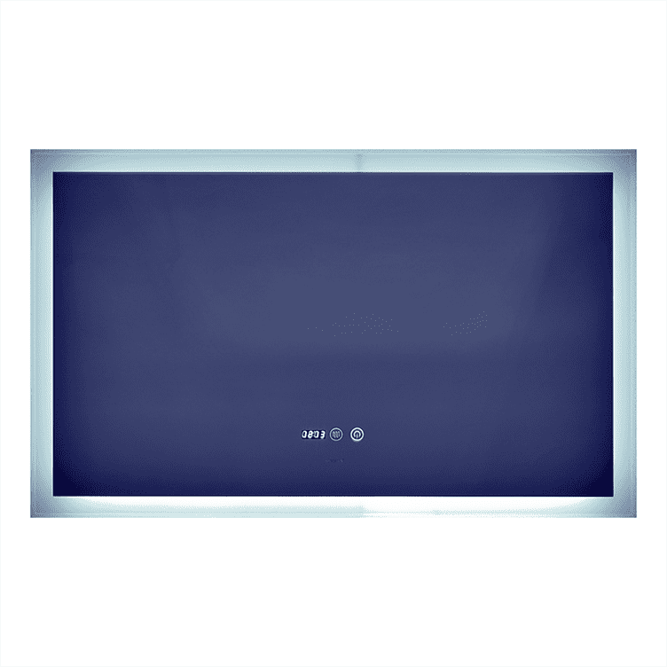 Дзеркало Mixxus Flat MR04-100x60 годинник/LED-підсвічування/антизапотівання (MI6008)