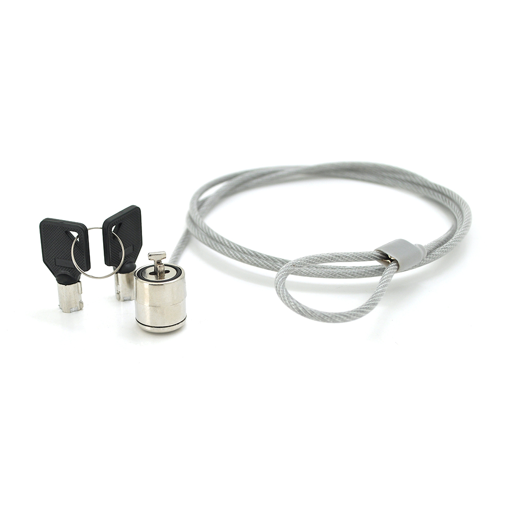 Трос безпеки для ноутбука VOLTRONIC замок із ключем 1,1 м (YUT_V2009) - фото 1 Трос безпеки для ноутбука VOLTRONIC замок із ключем 1,1 м (YUT_V2009) - фото 1