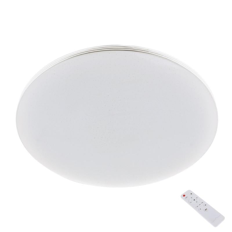 Смарт світильник світлодіодний настінно-стельовий накладний W-626/72W RM WW NW W Brille з пультом