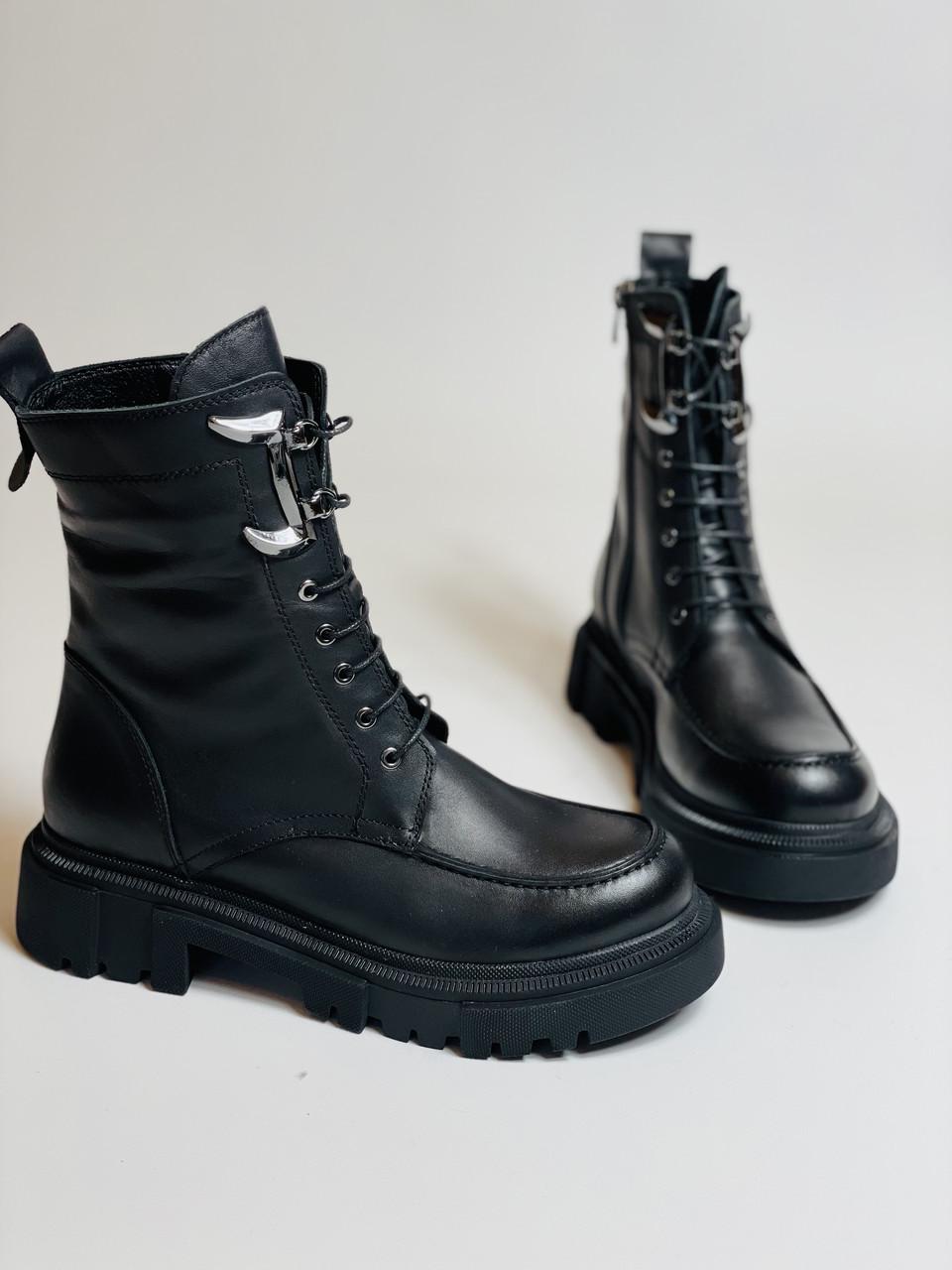 Ботинки женские зимние Evromoda р. 37 24,0 см Черный (2727) - фото 6 Ботинки женские зимние Evromoda р. 37 24,0 см Черный (2727) - фото 6