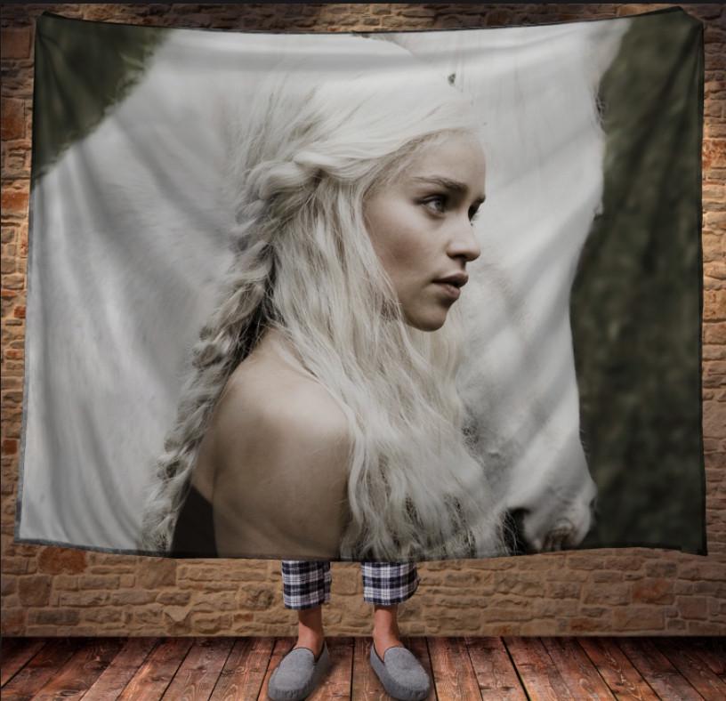 Плед с 3D принтом Дейнерис 150х200 см (epi_0020) Плед с 3D принтом Дейнерис 150х200 см (epi_0020)