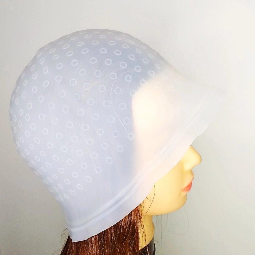 Шапочка силиконовая для отбеливания волос ДенІС professional Белый (1482521795)