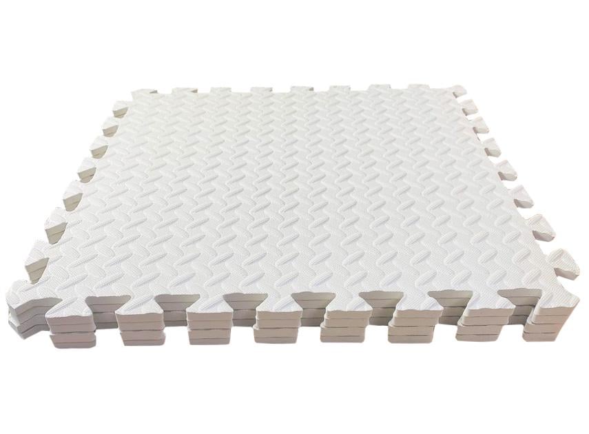 Підлога м'яка-пазл EVA 500х500х10 мм Білий (1994665994) - фото 3