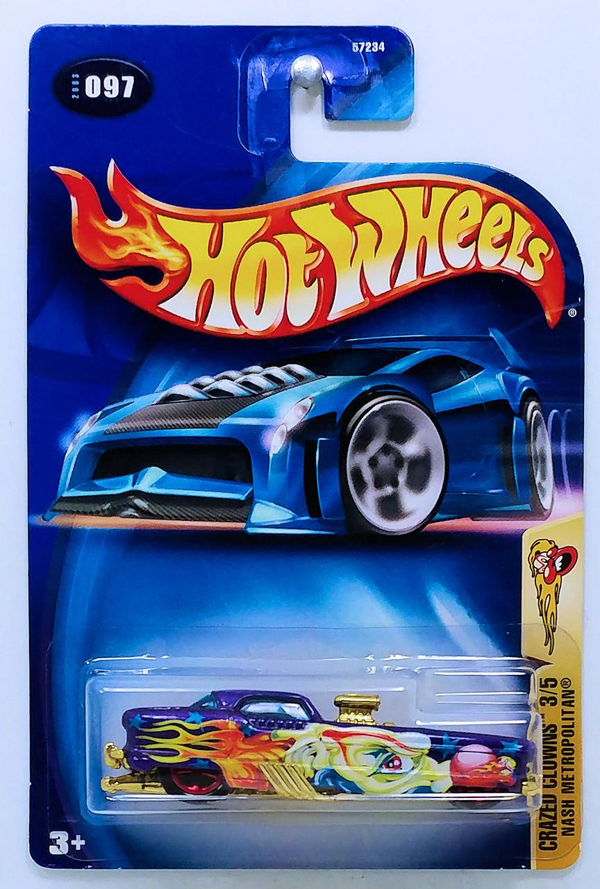 Игрушечная машинка Hot Wheels Nash Metropolitan 2003 Crazed Clowns №097 (57234)