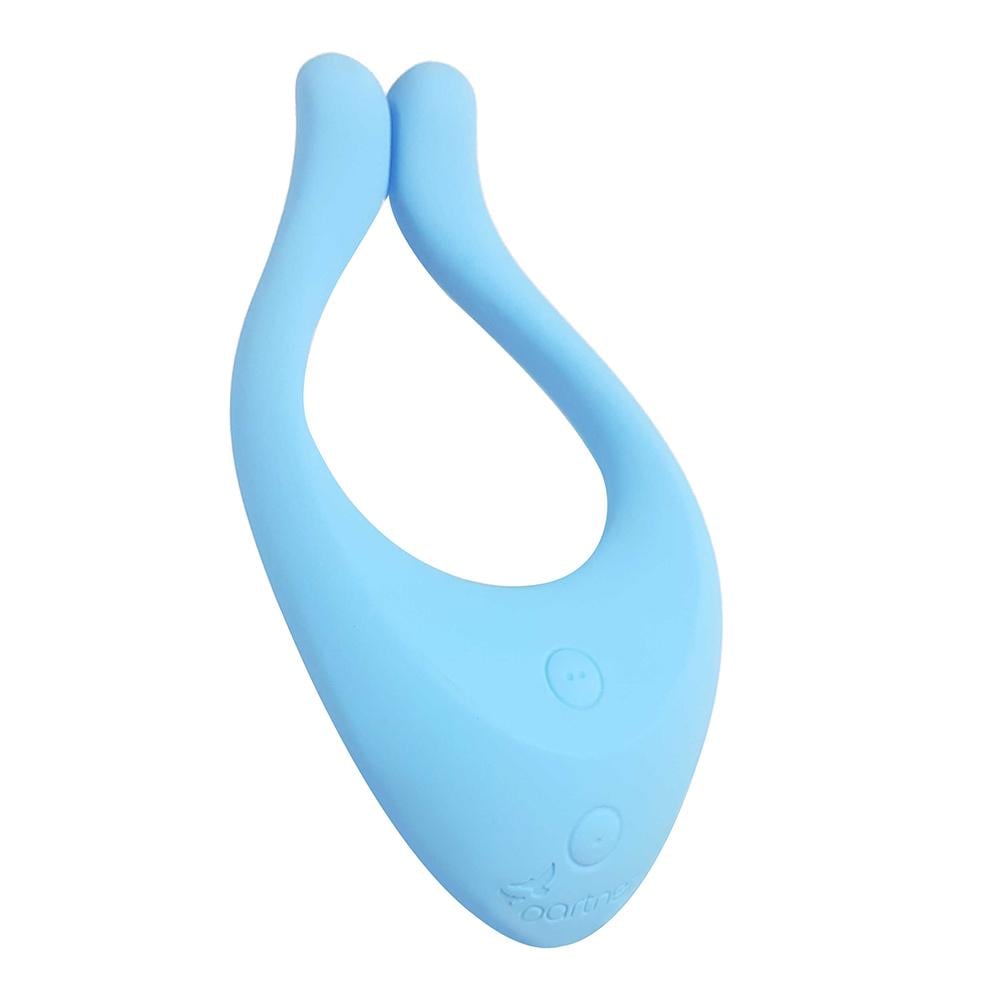 Вибратор Partner Multifun 1 13 см Голубой (28258)