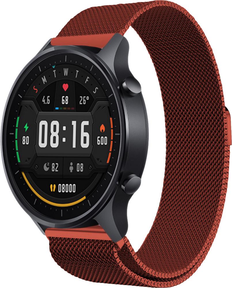 Ремешок Миланская Петля Milano для Xiaomi Mi Watch Color Red (31488)