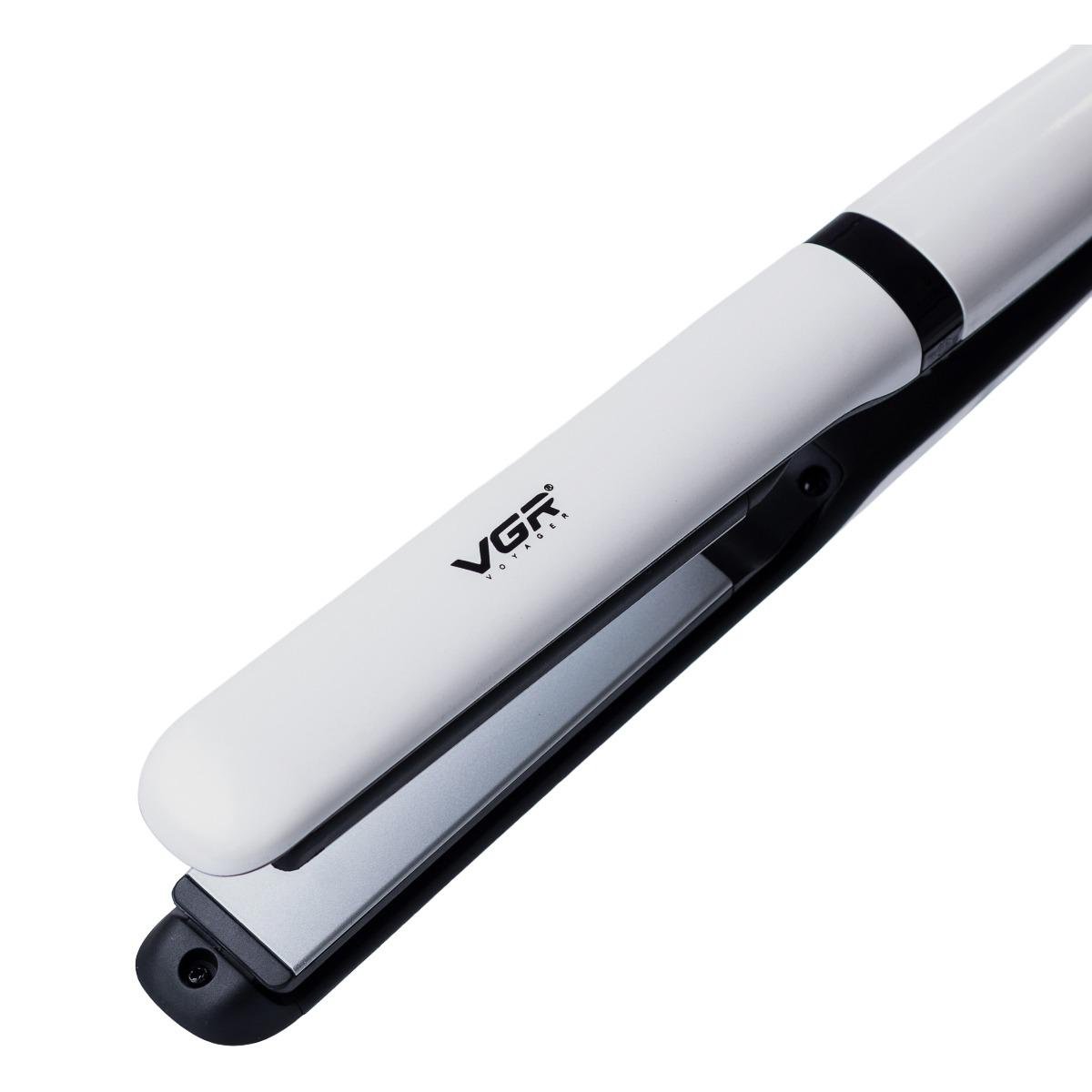 Праска для вирівнювання та укладання волосся VGR V-512 з керамічними пластинами Білий (512L) - фото 4 Праска для вирівнювання та укладання волосся VGR V-512 з керамічними пластинами Білий (512L) - фото 4