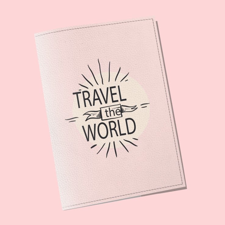 Обложка на паспорт Wall-style The cover Travel 9,6x13,3 см (913089)