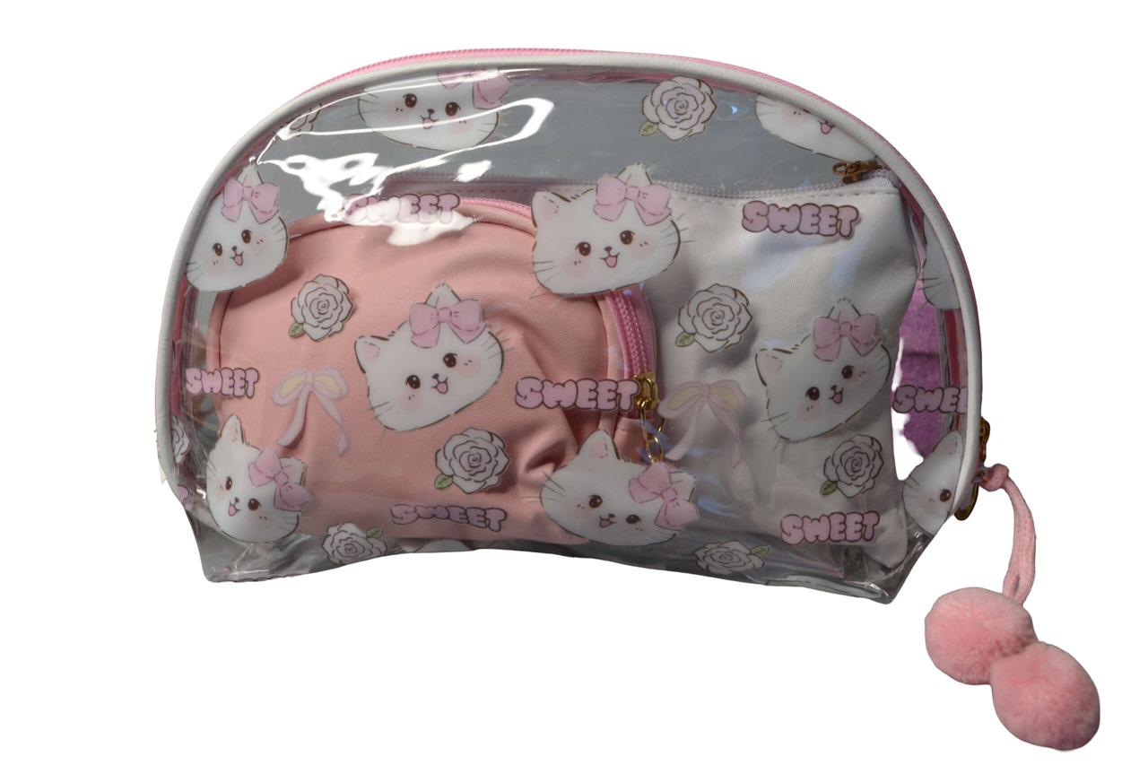 Косметичка для ребенка с принтом котенка 25х16х8 см (25-478-2/Д)
