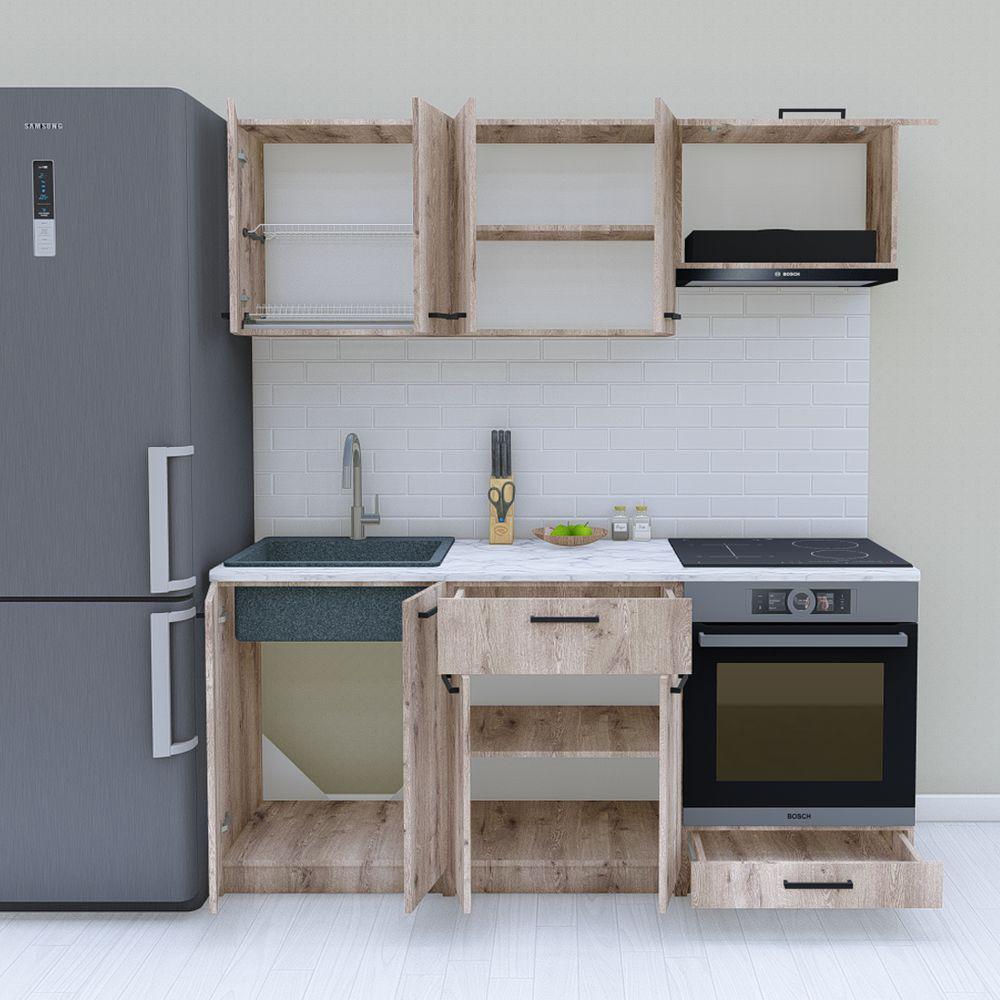 Кухня модульная готовая компактная 1,8 м 180 см Аликанте (МП40в) - фото 2 Кухня модульная готовая компактная 1,8 м 180 см Аликанте (МП40в) - фото 2