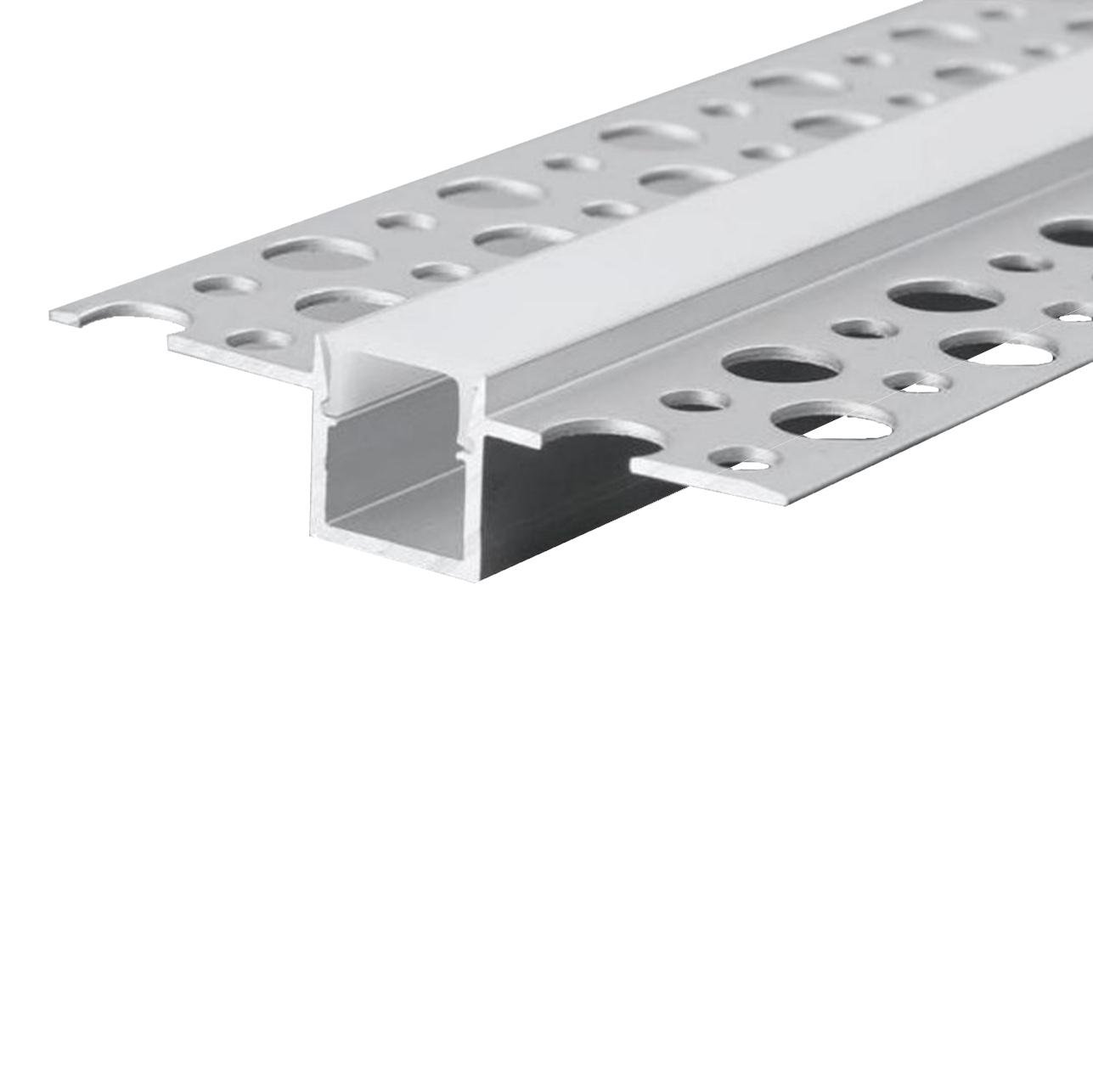 Профиль линейный LED LPS-13 с рассеивателем и тремя заглушками (24709596)