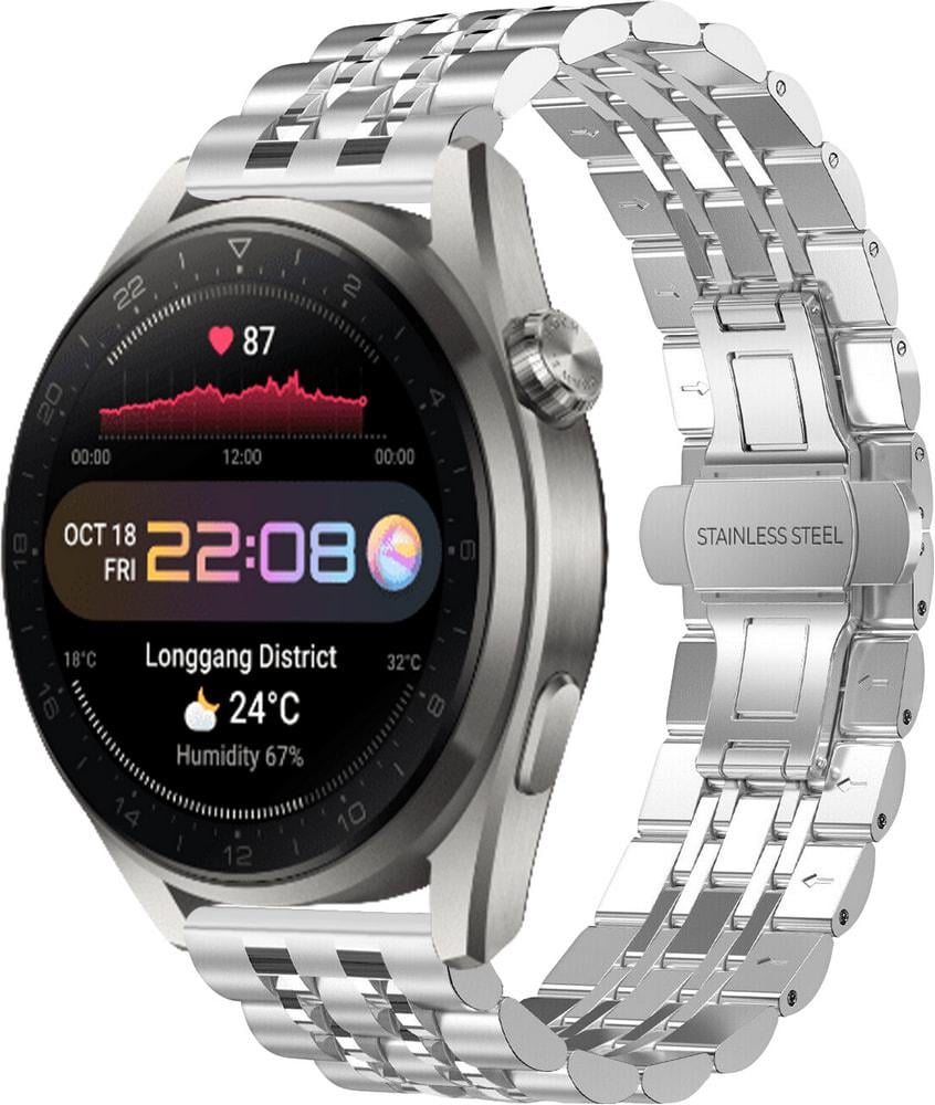 Браслет металлический Spinye для Huawei Watch 3 Pro Silver (28952-59)