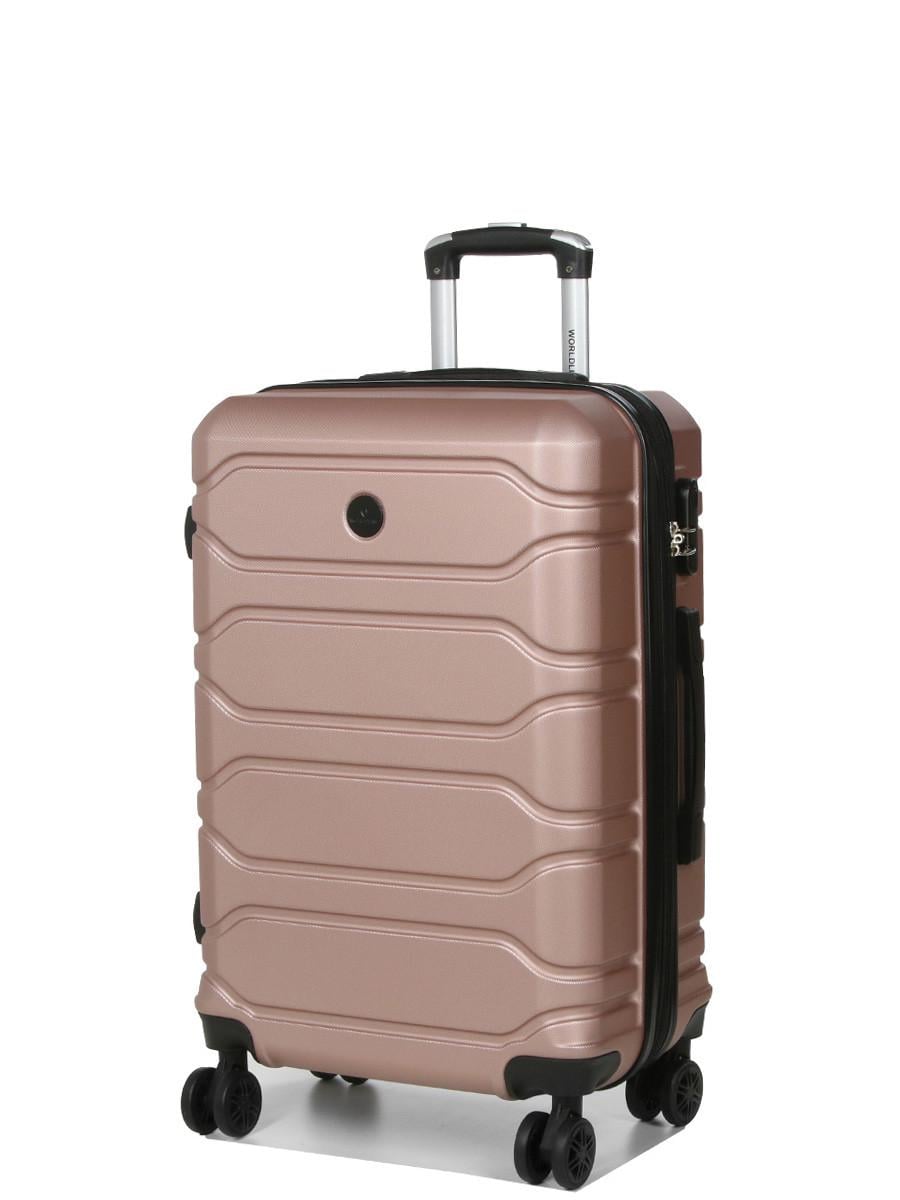 Чемодан дорожный средний Airtex 613 69 л 64х43х25 см Шампань