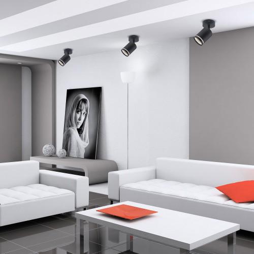 Светильник точечный Feron ML318-S под лампу GU10 Черный (40149) - фото 2 Светильник точечный Feron ML318-S под лампу GU10 Черный (40149) - фото 2