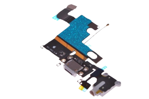 Шлейф Flat Cable основной зарядки для Iphone 6 Серый (000018998)