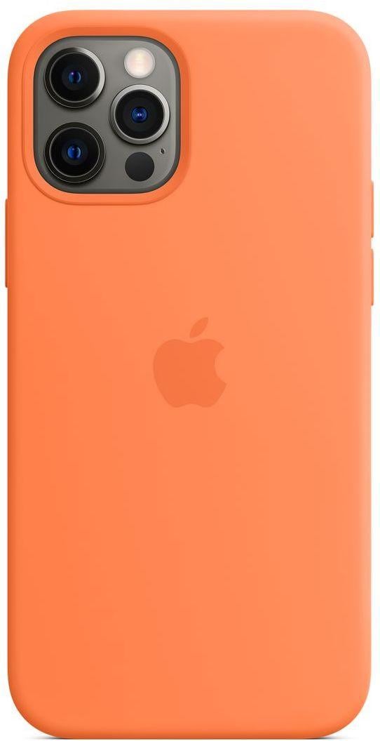 Силіконовий чохол-накладка Apple Silicone Case for iPhone 12 Pro Max, Kumquat (HC)(A)