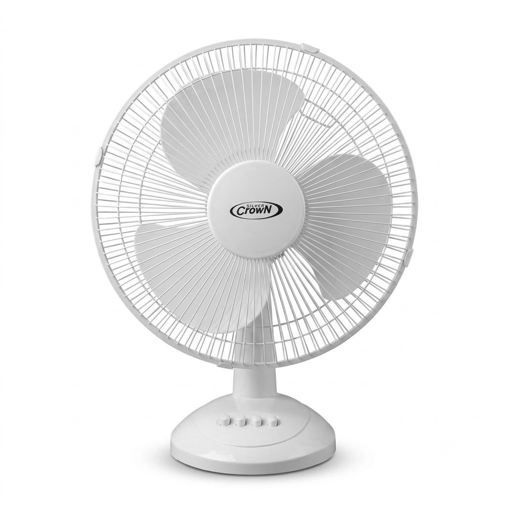 Вентилятор настольный Crown FD1206 60Вт 30 см Белый (35984140)