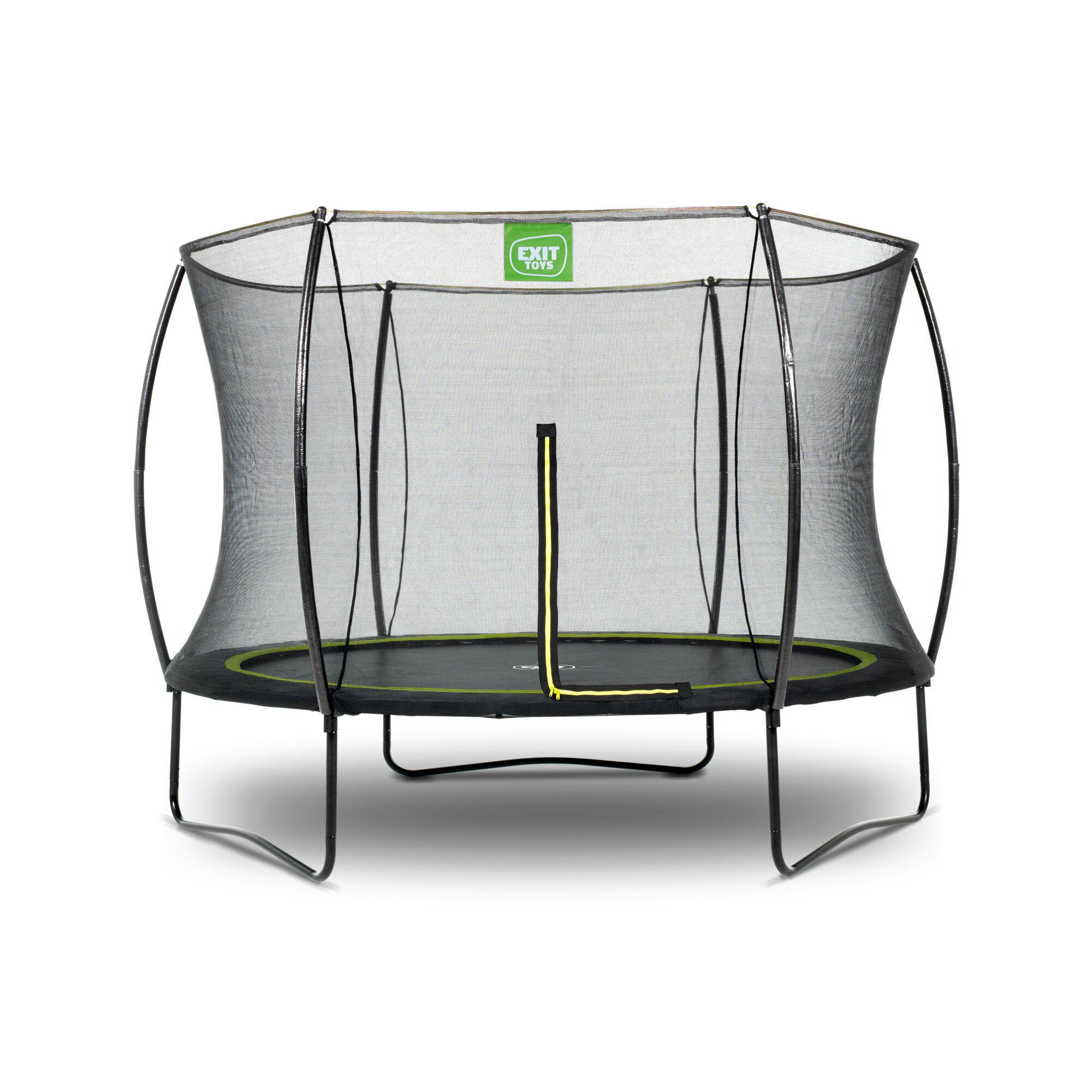 Батут дитячий посилений Exit Silhouette 273х228 см Чорний (12.93.08.00)