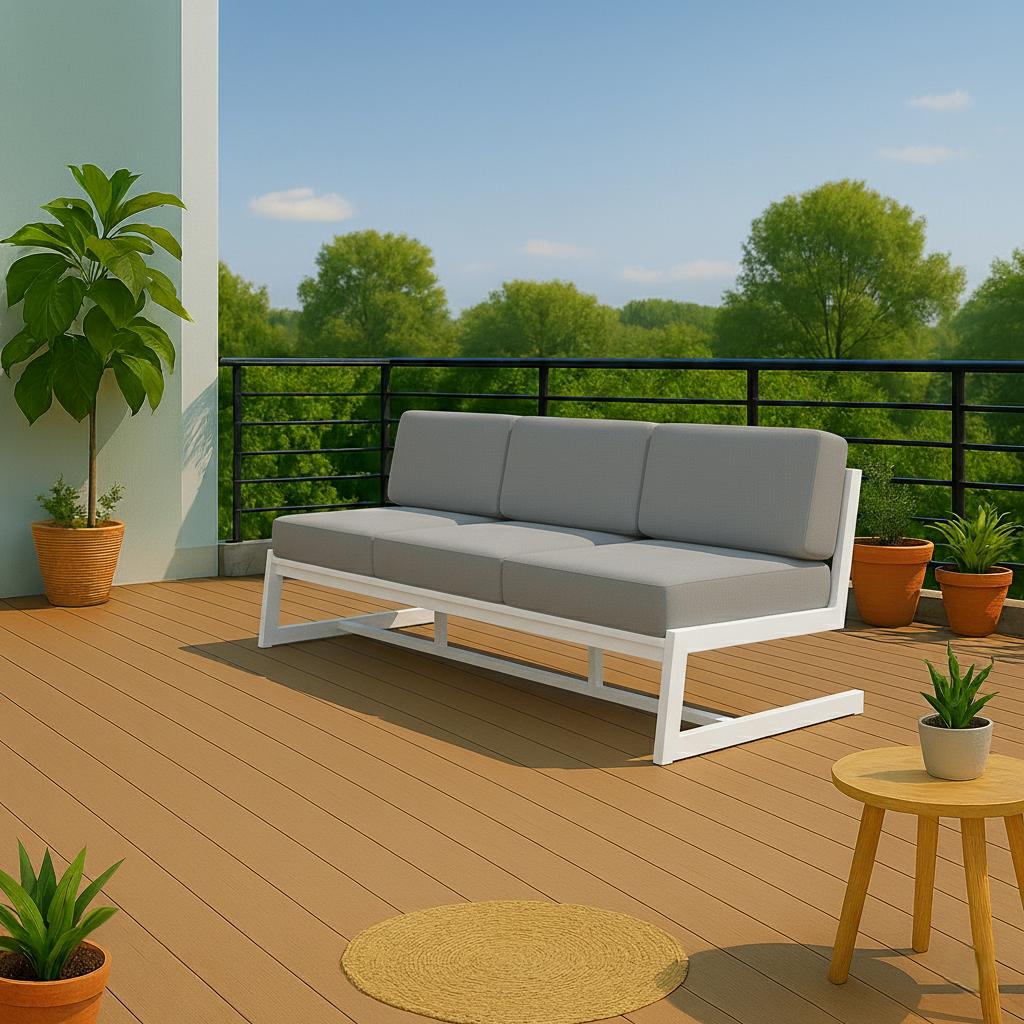 Диван металевий AVVS tech Атлас лофт велюр 246 см Світло-сірий/Білий (30222884) - фото 4 Диван металевий AVVS tech Атлас лофт велюр 246 см Світло-сірий/Білий (30222884) - фото 4