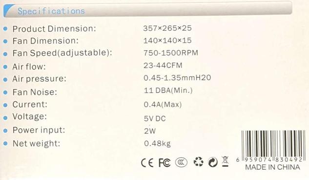 Вентилятор для ноутбука N136 (000144757) - фото 3