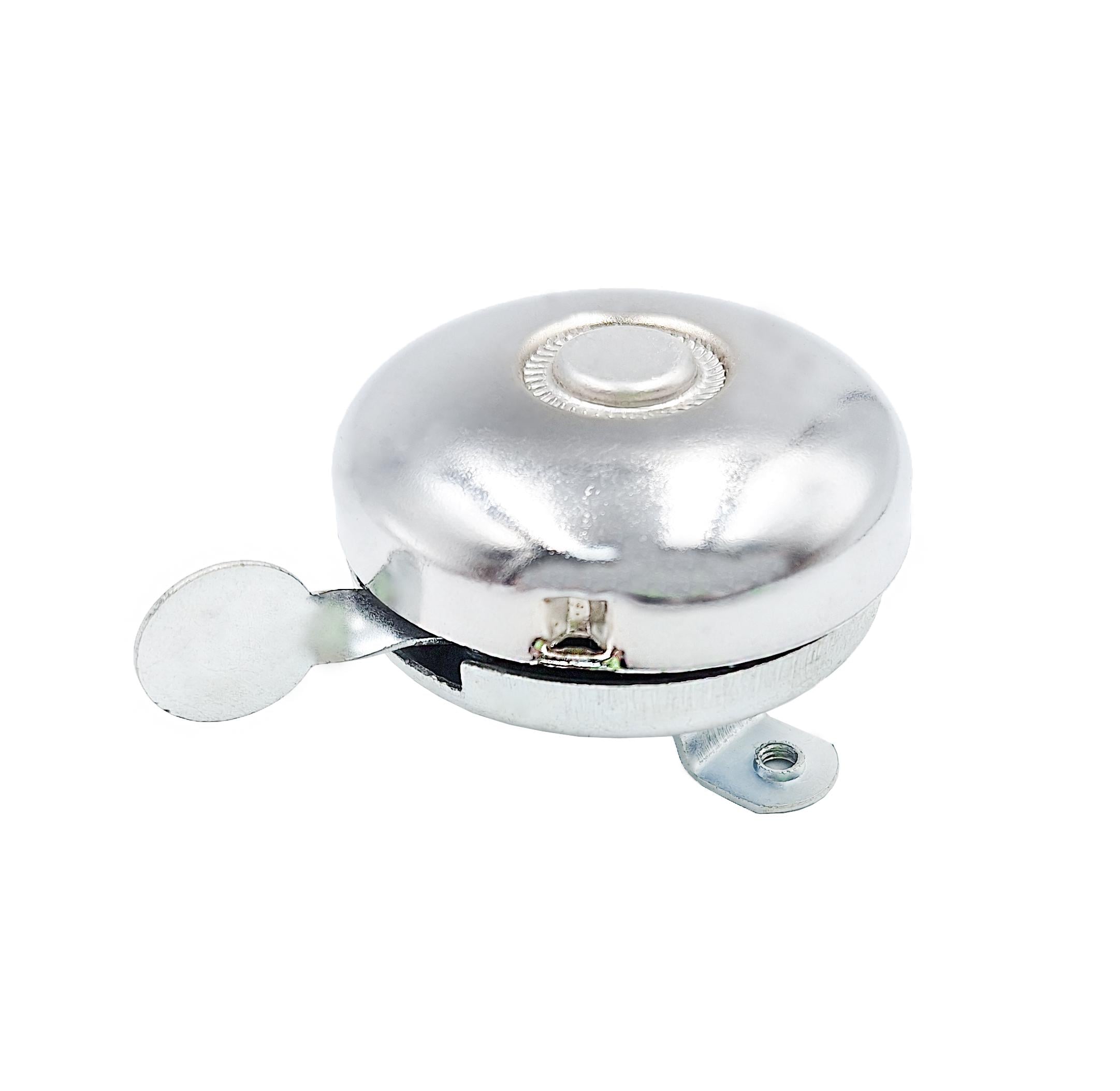 Звонок велосипедный алюминиевый ретро Серебряный (G0001580)