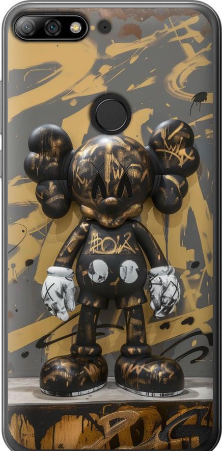 Чехол на Huawei Y7 Prime 2018 Bronze kaws (6097u-1509-42517) Чехол на Huawei Y7 Prime 2018 Bronze kaws (6097u-1509-42517)