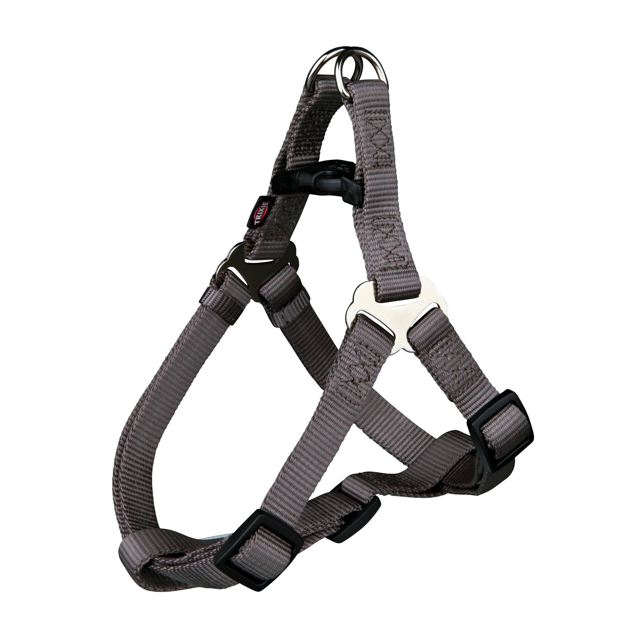 Шлея-петля Trixie Premium S 40-50 см 15 мм Графитовый (4053032019157)