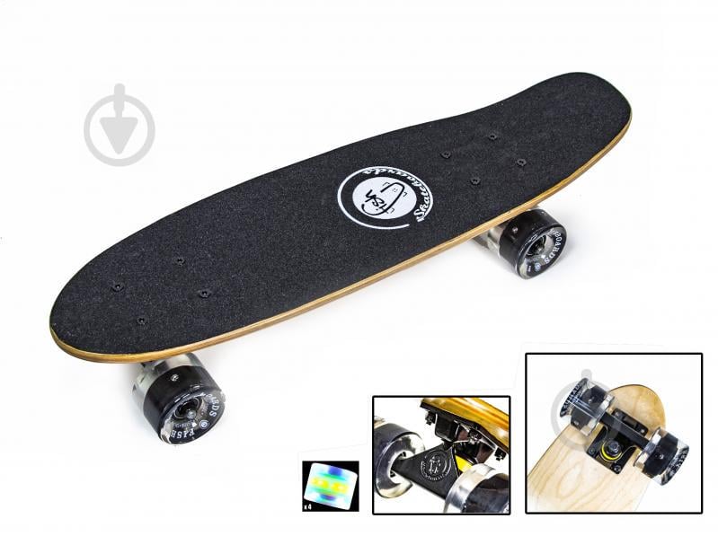 Пенниборд "Fish" Wood светящиеся колёса (1240105524) Пенниборд "Fish" Wood светящиеся колёса (1240105524)