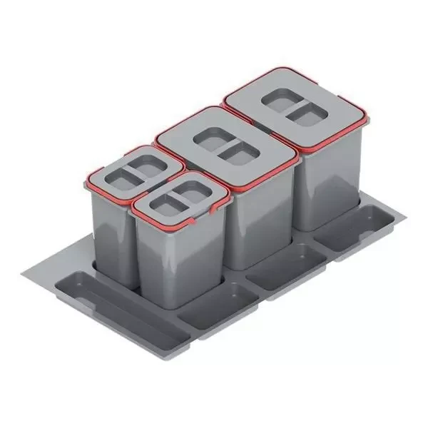 Відро для сміття Rejs Praktiko для шухляд 900 мм Н 400 2x20 л/2x9 л (WE14.1832.05.049)